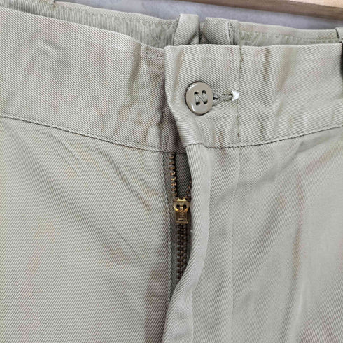 ユーエスアーミー U.S. ARMY 60s RAPIDジップ KHAKI CHINO TROUSERS メンズ 31-29