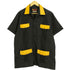 80S Guayaberas Yucatecas レザー切替 キューバシャツ メンズ import:L