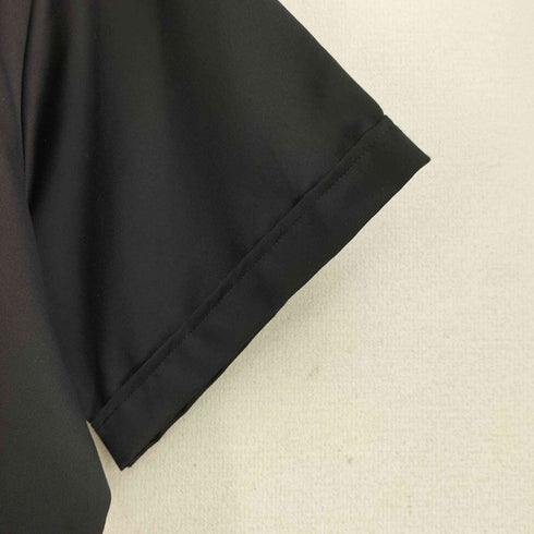 80S Guayaberas Yucatecas レザー切替 キューバシャツ メンズ import:L