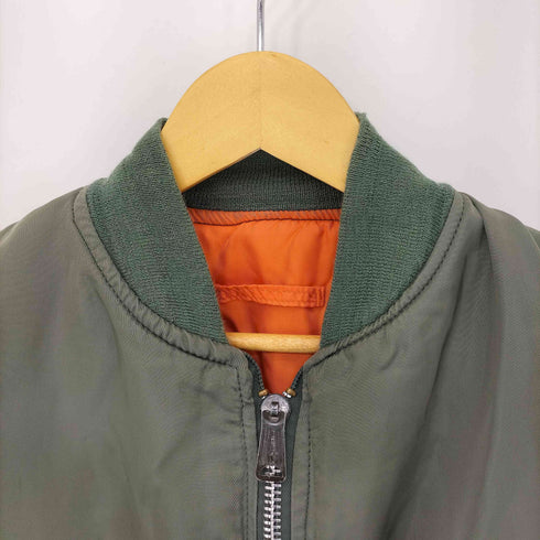 アルファインダストリーズ ALPHA INDUSTRIES 80S~90S IDEAL ZIP MA-1 フライトジャケット メンズ JPN:M