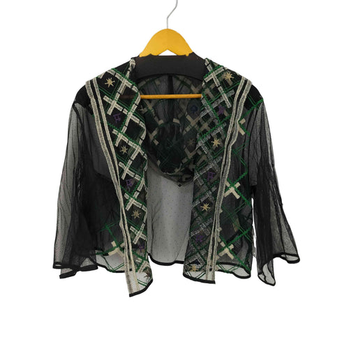 マチュアリー maturely 23SS Embroidery Sheer Hoodie レディース