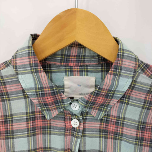 BOY 13AW イタリア製 チェック柄 シャツ レディース JPN:0