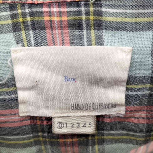 BOY 13AW イタリア製 チェック柄 シャツ レディース JPN:0
