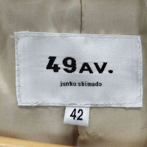 フォーティーナインアヴェニュージュンコシマダ 49AV.Junko Shimada ベルト付きダウンコート レディース 42