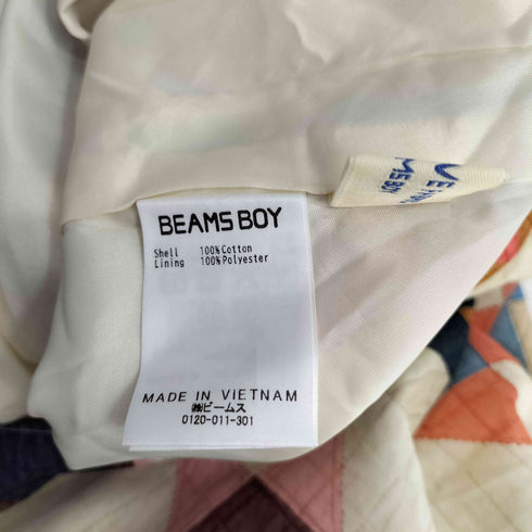 ビームスボーイ BEAMS BOY 24SS BOY キルトプリント ロングスカート レディース FREE