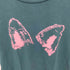 メゾンキツネ MAISON KITSUNE R NECK TEE SHIRT PRINT FOX EARS レディース
