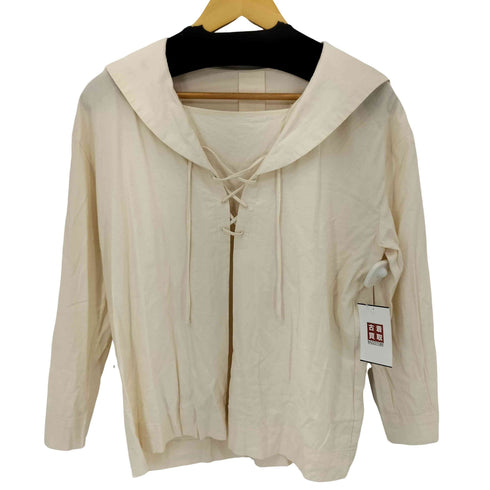 ビーミングバイビームス B:MING by BEAMS 22SS オーガニック セーラーカラー ブラウス レディース JPN:S