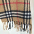 バーバリーズ BURBERRYS 80-90S 英国製 LAMBSWOOL ノバチェック ウール フリンジ マフラー メンズ