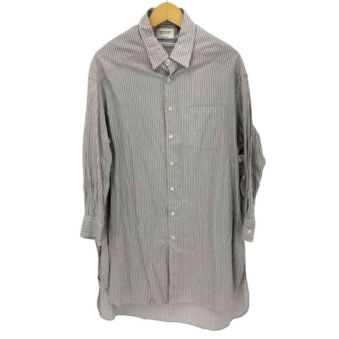 ビューティフルピープル beautiful people c.stripe long neck shirt レディース 36