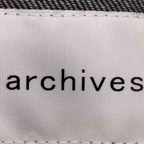 アルシーヴ archives ブラックデニムジャケット レディース
