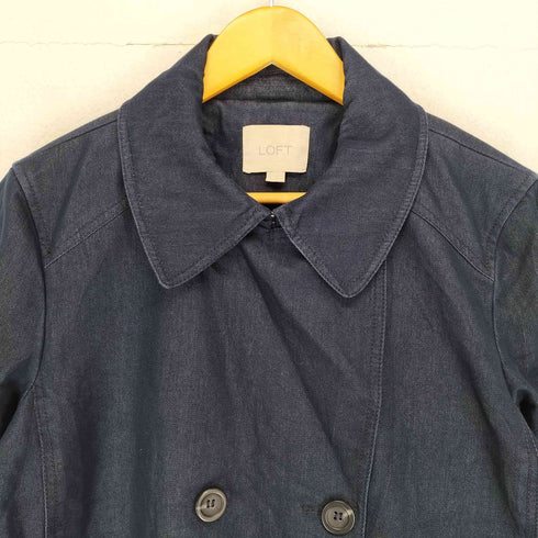 LOFT デニムトレンチコート レディース L