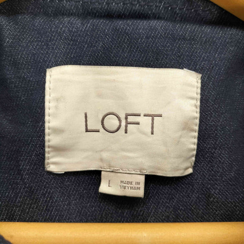 LOFT デニムトレンチコート レディース L