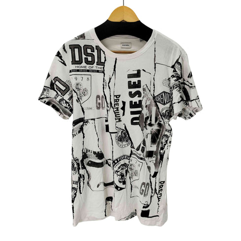 ディーゼル DIESEL 総柄プリントS/Sカットソー メンズ import:L