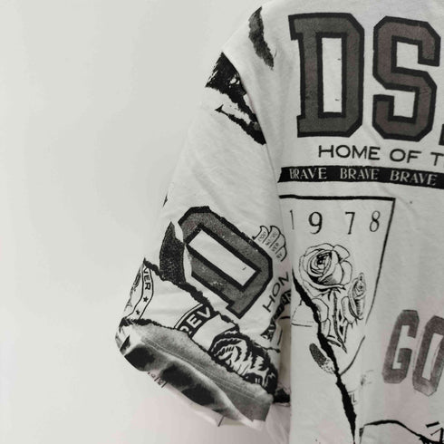 ディーゼル DIESEL 総柄プリントS/Sカットソー メンズ import:L