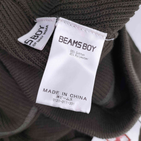 ビームスボーイ BEAMS BOY 22AW ミリタリー ニット スカート レディース FREE