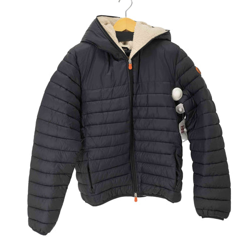 SAVE THE DUCK NATHAN GIGA 裏ボア フーデッドダウンジャケット メンズ import:L