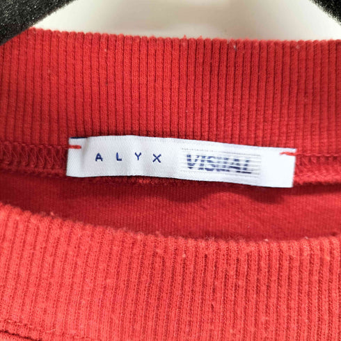 アリクス 1017 ALYX 9SM visual フロッキープリントスウェットプルオーバー メンズ import:M