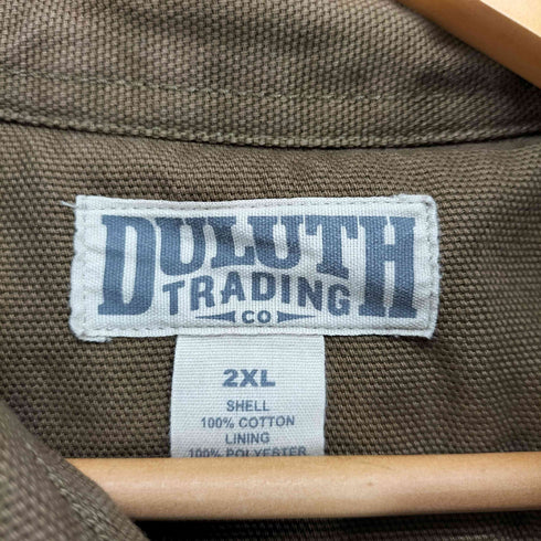 ダルーストレーディング DULUTH TRADING CO ダック地シャツジャケット メンズ 2XL