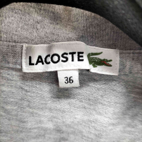 ラコステ LACOSTE キャラクターワッペンポロシャツ レディース JPN:36