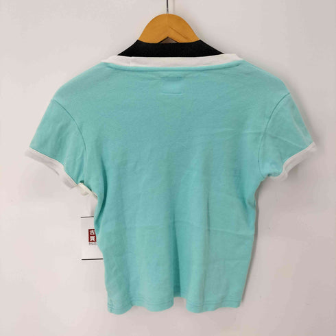 エフアールツー FR2 ロゴプリントリンガーTシャツ チビTEE レディース FREE