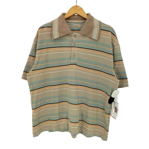 キャピタル KAPITAL Multi Border Kanoko Box Polo Shirt ボーダー ポロシャツ メンズ JPN:3