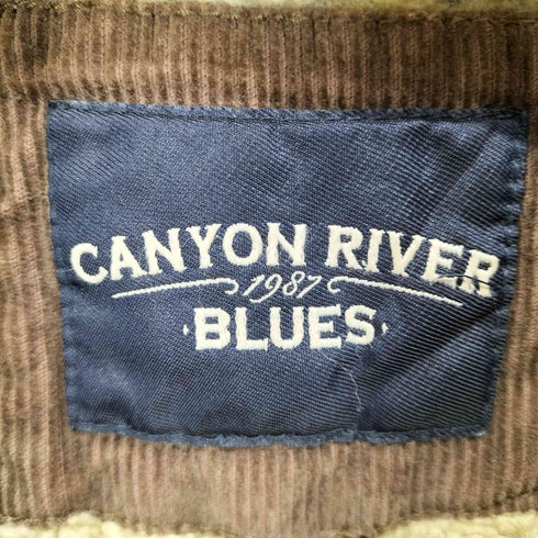CANYON RIVER BLUES 襟ボアコーデュロイトラッカージャケット メンズ XL