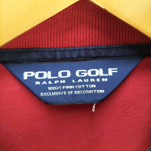 ポロゴルフラルフローレン POLO GOLF RALPH LAUREN ポニー 刺繍 ハーフジップ サイドライン ハイネック スウェット メンズ import:S