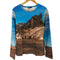 ザラ ZARA PRINTED LONG SLEEVE SHIRT レディース JPN:L