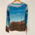 ザラ ZARA PRINTED LONG SLEEVE SHIRT レディース JPN:L