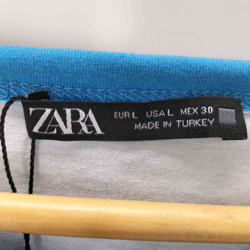ザラ ZARA PRINTED LONG SLEEVE SHIRT レディース JPN:L
