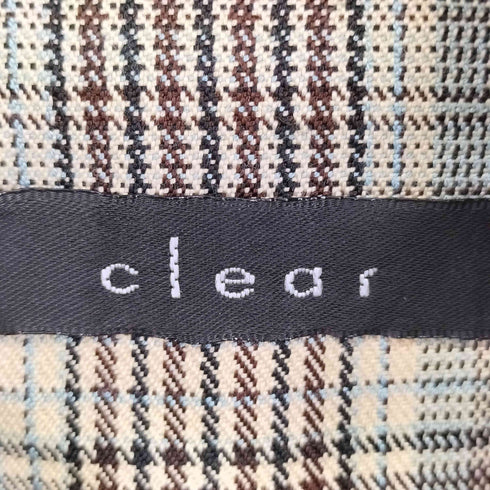 クリアー clear ノースリーブチェックワンピース レディース FREE