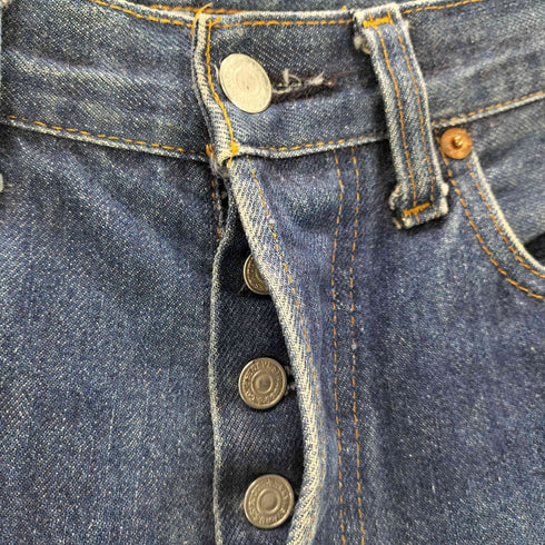 リーバイス Levis USA製 501 ボタンフライデニムパンツ 刻印524 赤耳 黒カン メンズ 30 34