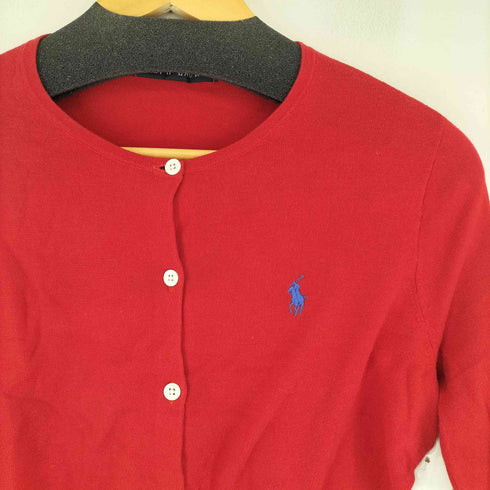 ラルフローレン RALPH LAUREN スモールポニー刺繍 コットカーディガン レディース JPN:L