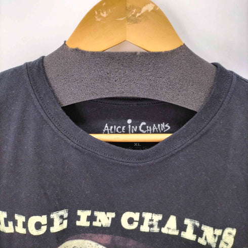 S/S フロントプリントバンドTシャツ メンズ import:XL