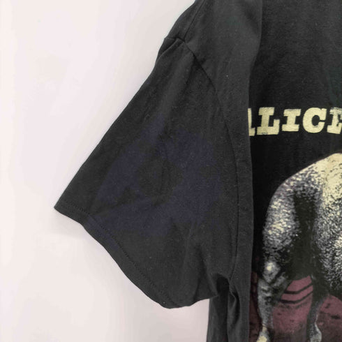 S/S フロントプリントバンドTシャツ メンズ import:XL