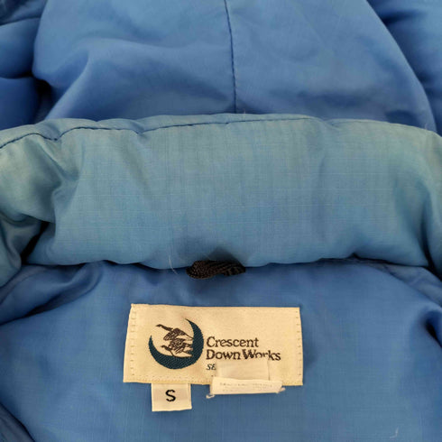 クレセントダウンワークス CRESCENT DOWN WORKS USA製 フーデッドダウンジャケット メンズ JPN:S