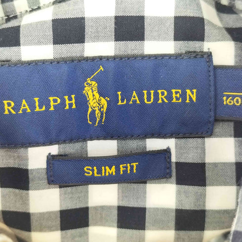ラルフローレン RALPH LAUREN スモールポニー刺繍 L/S BD チェックシャツ レディース 4
