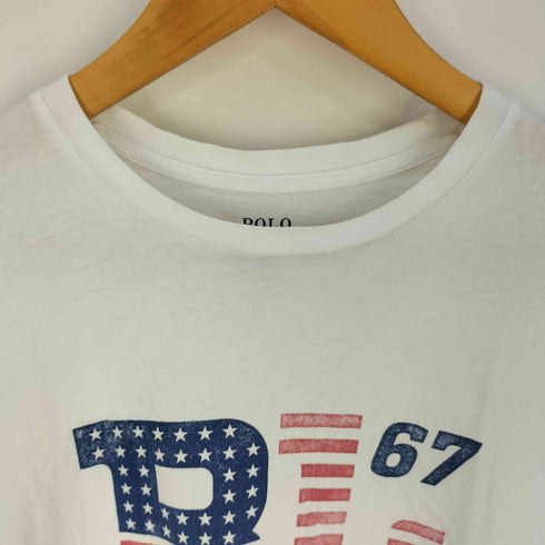 ポロラルフローレン POLO RALPH LAUREN RL67 プリント Tシャツ レディース import:M