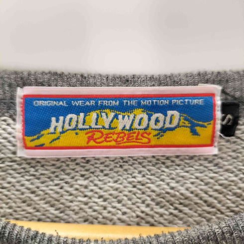 HOLLYWOOD REBELS 日本製 プリントクルーネックスウェット VINCENTVEGA HEADGOONIE メンズ JPN:S