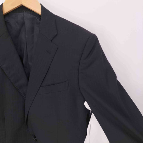 ラドメスメンズビギ Radmess MENS BIGI 裏地 背抜き シャドーストライプ ウール ポリ 2B テーラード ジャケット メンズ