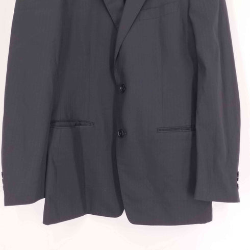 ラドメスメンズビギ Radmess MENS BIGI 裏地 背抜き シャドーストライプ ウール ポリ 2B テーラード ジャケット メンズ