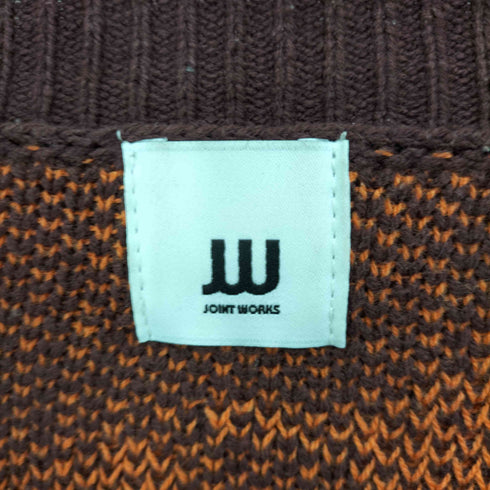 ジョイントワークス JOINT WORKS 21AW 花柄 総柄 コットン アクリル ニット メンズ JPN:M
