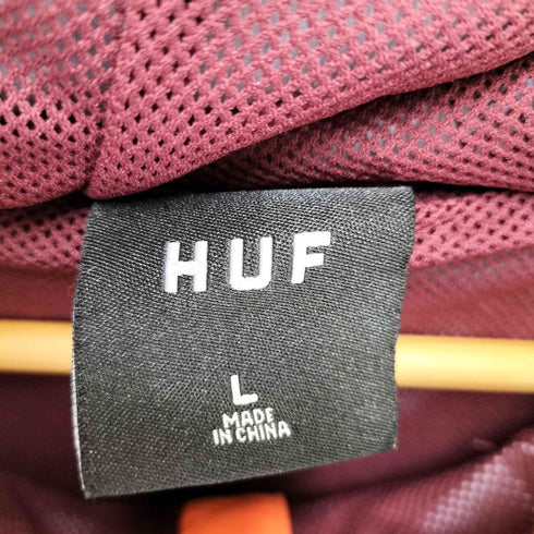 ハフ HUF COYOTE TRAIL ANORAK JACKET カラーブロック ナイロン アノラック パーカー メンズ import:L
