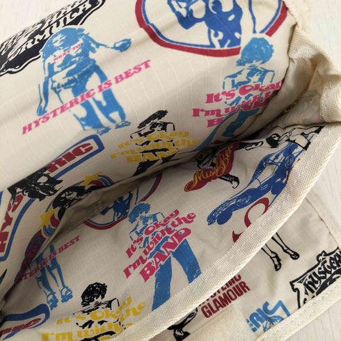 ヒステリックグラマー HYSTERIC GLAMOUR 総柄 マジックテープウォレット メンズ