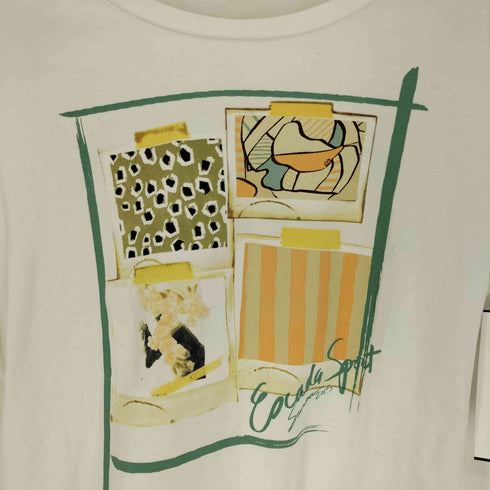 エスカーダスポーツ ESCADA SPORT フロント イラスト プリント Tシャツ レディース import:XS