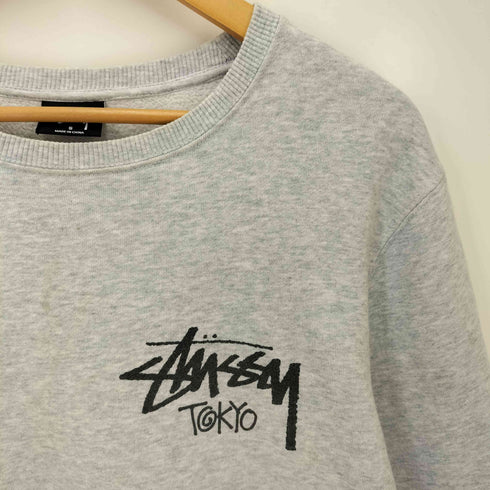 ステューシー Stussy TOKYO STOCK LOGO SWEAT ロゴプリント クルーネックスウェット シャツ メンズ import:S