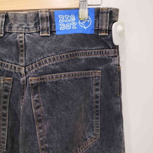 ポーラースケートカンパニー POLAR SKATE CO. 22AW BIG BOY JEANS WASH BLACK ビッグボーイ ウォッシュブラック バギーデニム パンツ メンズ XS