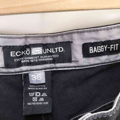 エコーアンリミテッド ECKO UNLTD BAGGY-FIT バギーデニム ショーツ メンズ 36