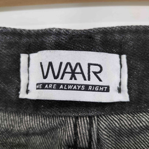 WAAR M194 ショートバージョン ワイド デニムパンツ メンズ import:M