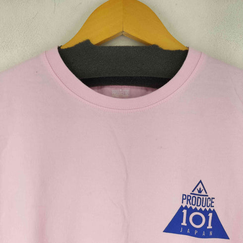 プリントクルーネックTシャツ レディース M